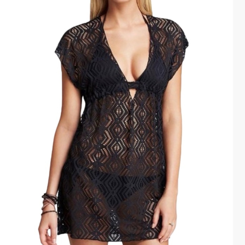Viwenni Lace Swimsuit Beach Coverup Ladies XL